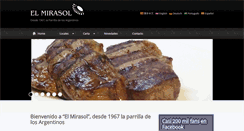 Desktop Screenshot of elmirasol.com.ar